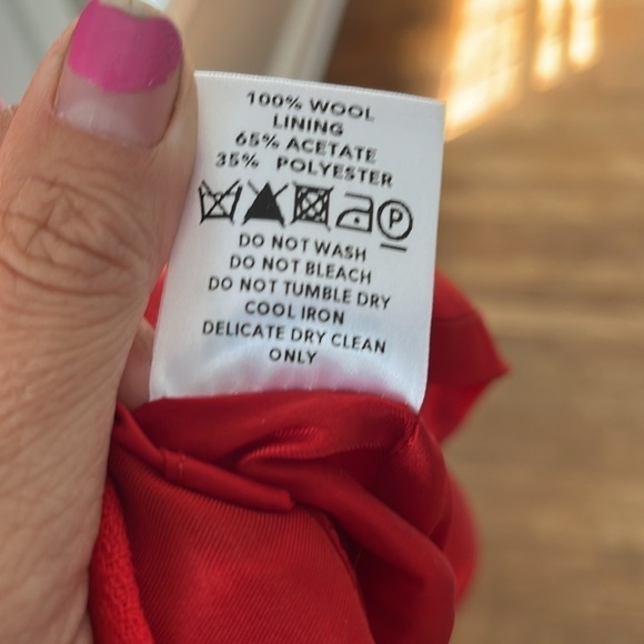 Jane Atelier (formerly goat) red wool shift dress - Picture 5 of 6